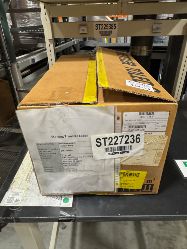 Image of Mettler Toledo XSR10001S Digital Scale